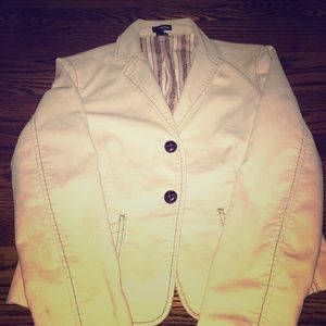 Cream corduroy blazer